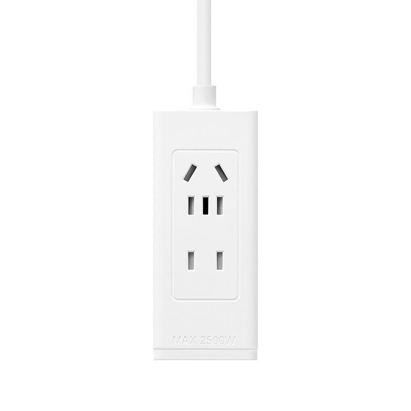 Mini socket power strip - multifunctional usb fast charging power strip - portable power strip for office, travel, and everyday use