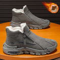 2025 winter trend: new high-top cotton shoes - bestselling men's non-slip work boots, versatile, warm, thick-soled, fleece-lined cotton boots