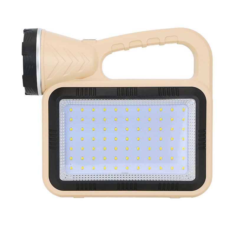 Cross-border new solar flame light USB charging portable strong light flashlight multi-function LED charging mobile phone camping light