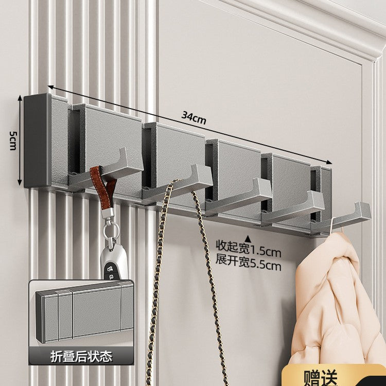 Invisible hook entryway no-drill over-the-door clothes hanger wall-mounted entryway coat hook - premium quality