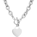European and american style fashion double-layer love necklace for women patchwork cold style women's hip-hop long sweatshirtsweater chain ins trend
