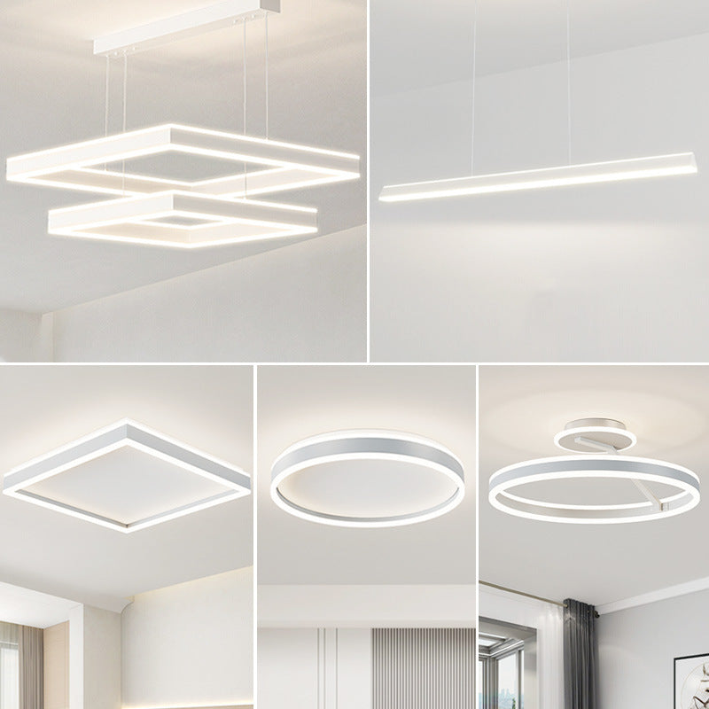 Lighting whole house package combination modern simple living room chandelier 2025 new minimalist atmosphere hall main light