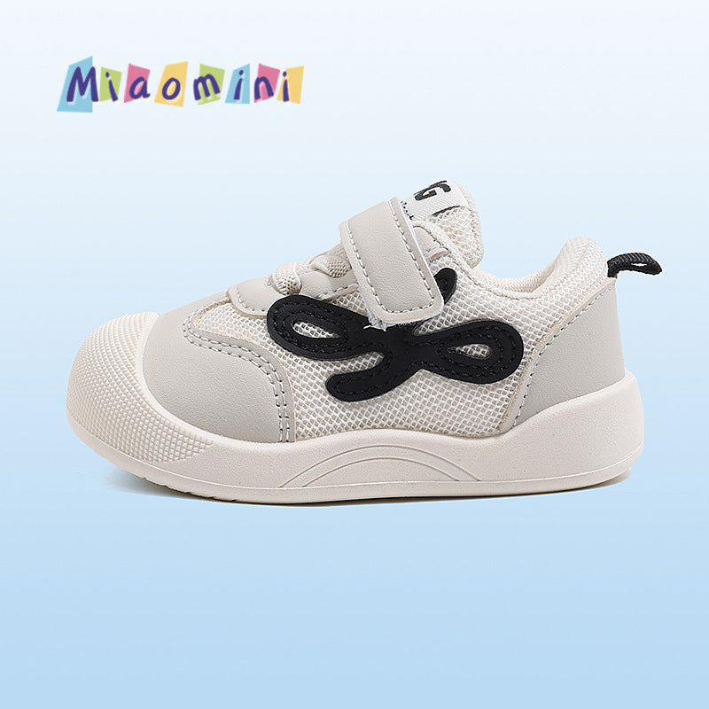 Spring/summer infant & toddler breathable mesh prewalker shoes - soft sole, non-slip, hook-and-loop closure, lightweight, anti-collision baby shoes for boys & girls