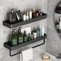 Bathroom storage rack, no punching toilet, bathroom wall towel storage rack, bathroom sink wall-mounted