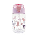 Cute printed kids' water bottle - portable, drop-proof, cartoon plastic cup - stylish and adorable sports tumbler