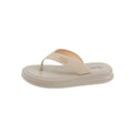 2025 new women's flip-flops - summer outdoor anti-slip thick-soled beach sandals - flat flip-flops for women