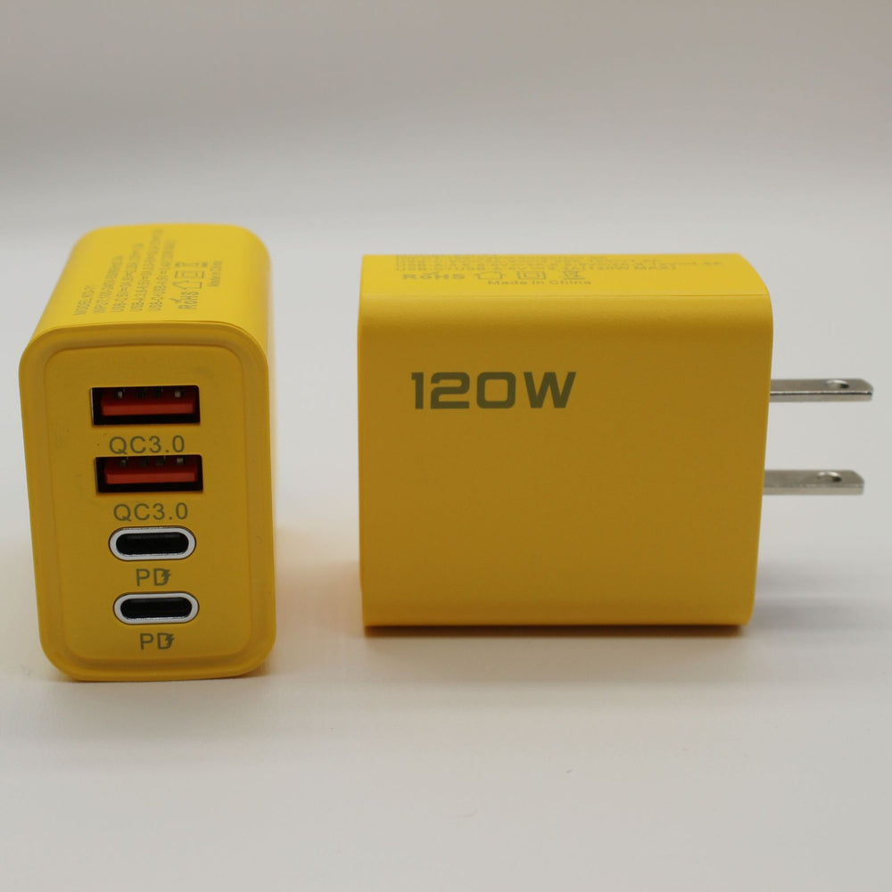 65w fast charging adapter with 2 pd ports + 4 usb ports, multi-port charger, compatible with huawei and apple fast charging, eu/us/uk plug options