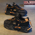 Men's shoes 2025 hot new styles: odor-resistant spring height-increasing men's athletic mesh thick-soled casual running dad shoes - trendy footwear