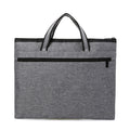 Portable document bag storage zipper oxford cloth document bag waterproof gift information bag men's office meeting briefcase