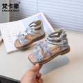 Vancahao girls' roman sandals -  summer new collection: butterfly princess sandals for little girls, perfect for beach and everyday wear