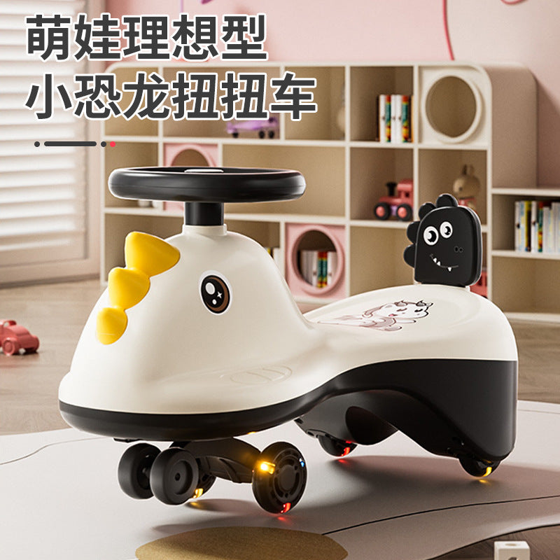 Popular children's twist car, unidirectional wheel, male and female babies 1 to 3 years old, anti-rollover adult swing car
