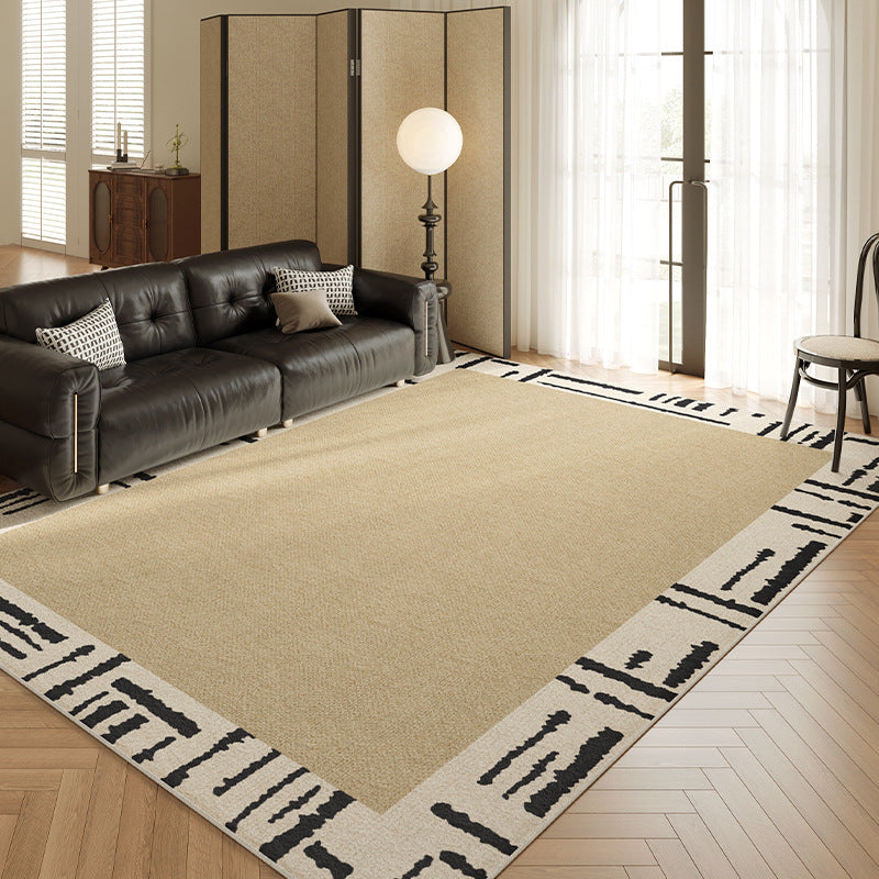 Carpet living room cream style waterproof maintenance-free  new style retro sofa coffee table no-wash and wipeable medieval floor mat