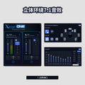 Ldon dragon guardian f05 gaming headset - tri-mode, over-ear, 24mm bluetooth wireless pc headset with 7.1 channel audio