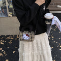 Niche style design hellokitty bag for women 2025new arrival shoulder crossbody bag exquisite mini satchel small square bag