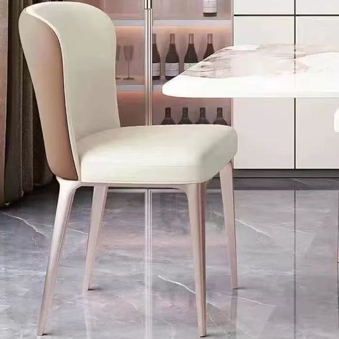 Minimalist italian dining chair, light luxury belle stool, modern nordic restaurant casual home chair, hotel small apartment