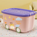Large capacity kids' clothing storage bin - extra large organizer for baby toys, dolls, books, and more