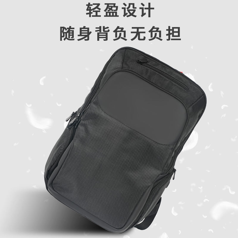 Large capacity expandable waterproof backpack - men's carry-on travel backpack, business laptop bag, work commute bag
