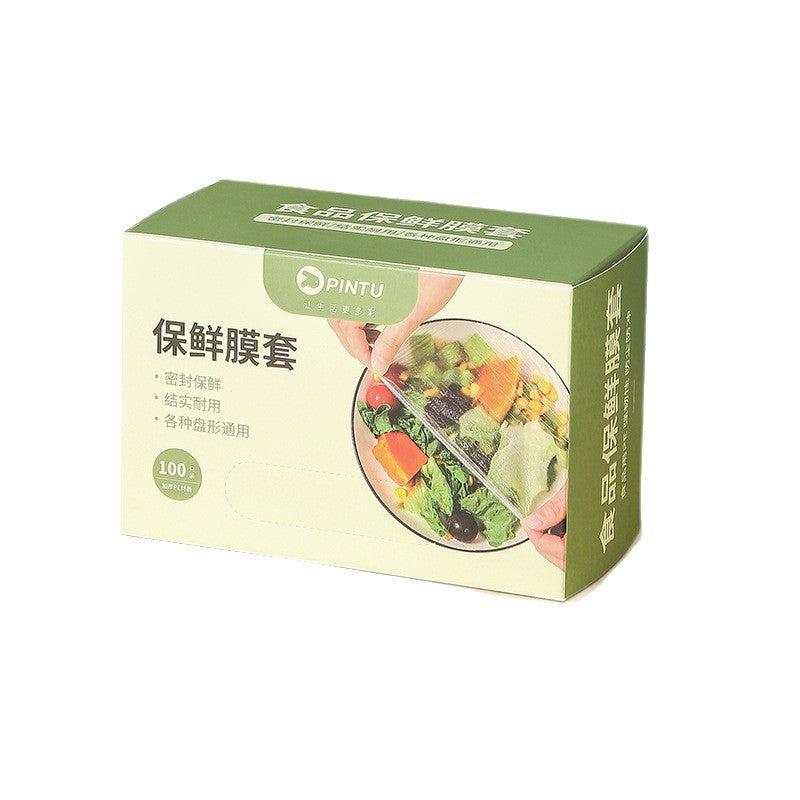 Disposable cling film cover food grade special with elastic kitchenfor home refrigerator leftovers dust cover bowl thickened