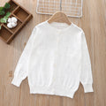 children's cardigan summer thin air conditioning shirt knittingoutwear boys girls outer shawl sunscreen tops