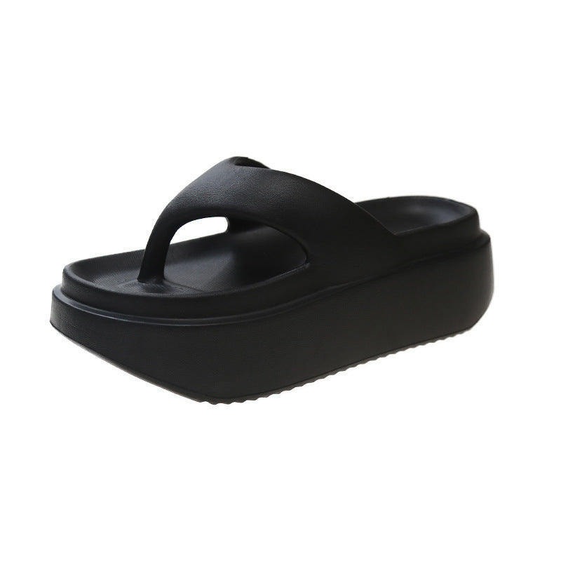 2025 new eva platform sandals - 7cm chunky sole flip-flops - women's fashionable and versatile summer outdoor slippers - wholesale