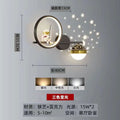 Bedroom bedside wall lamp corridor lamp stair lamp deer head stylish creative modern casual scandinavian living room background wall lamp