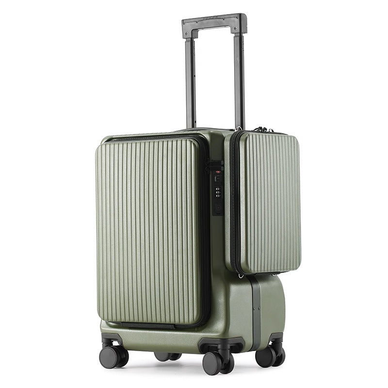 Multi-functional trolley case with side hanging bag Boarding luggage Universal wheel Business and leisure business travel high-end travel luggage