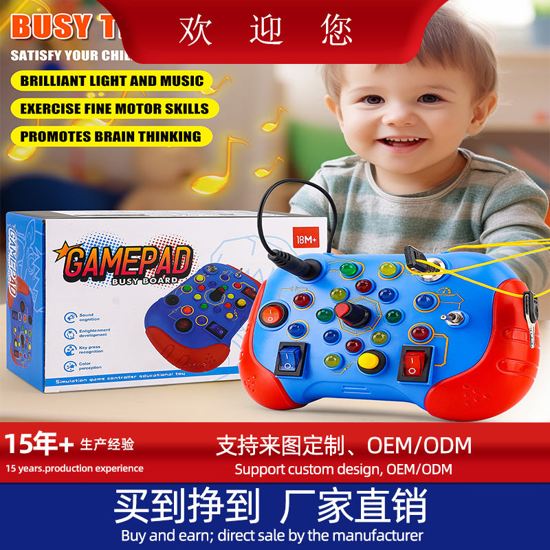 kids toys busy machine montessori early education baby puzzle game enlightenment cognitive intelligence switch light