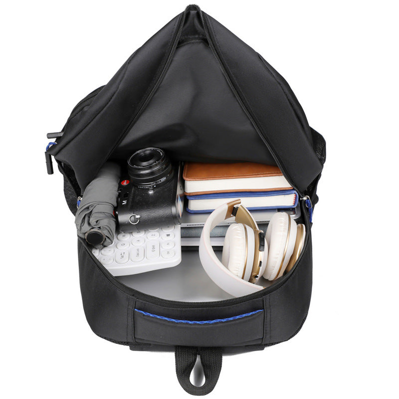 Cross-border  Men's Backpack Premium Sense Large Capacity Travel Backpack Multi-layer Simple Business Casual Backpack