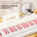 Household wooden mini piano kids electronic keyboard beginner girl baby infant toddler first birthday boy toy gift
