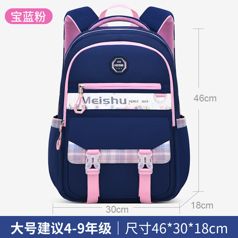 New elementary school backpack for girls, grades 1-6: ultra-lightweight, ergonomic, and portable
