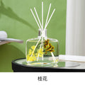 Preserved flower flameless reed diffuser - long-lasting fragrance for toilets, bathrooms, bedrooms, and hotel air freshening (deodorizing)