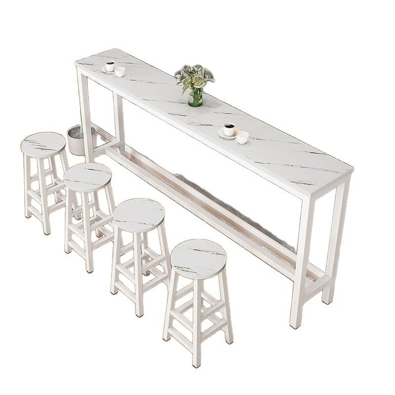 Wall-mounted home bar stool, balcony bar stool, high bar stool, bar table, rental apartment long table, commercial bar table and chairs