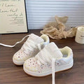 Korean style cranberry color niche sneakers women's ins trendy 2026 summer new versatile athletic casual bread shoes