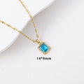 Necklace female titanium steel fashion electroplating hot style key shape pendant niche design high-end sense of light luxury clavicle chain