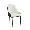 Luxury high-end chair, home leather stool, modern minimalist nordic dining chair, home living room hotel dining chair