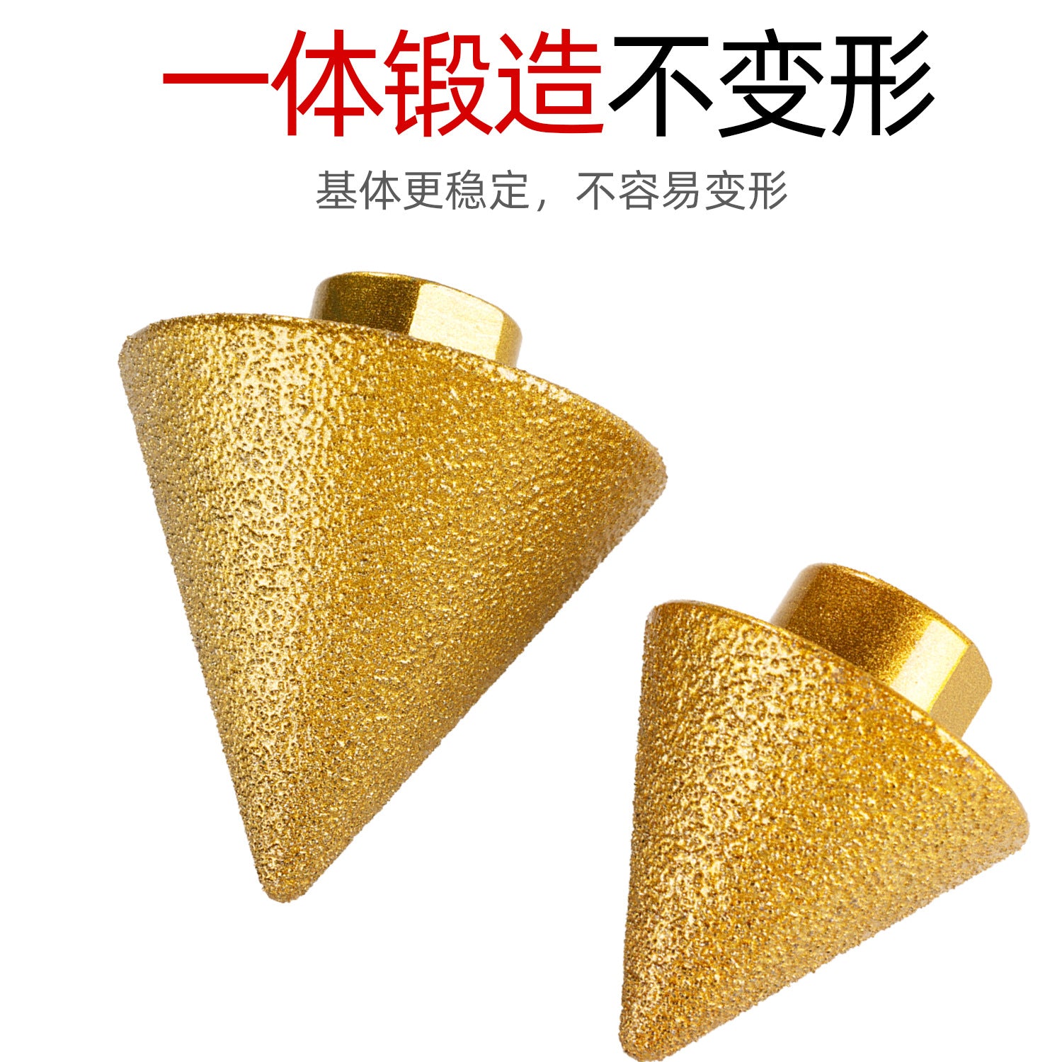 Brazed diamond chamfering device, glass tile, marble chamfering, baring device, angle grinder, reaming bit, grinding bit