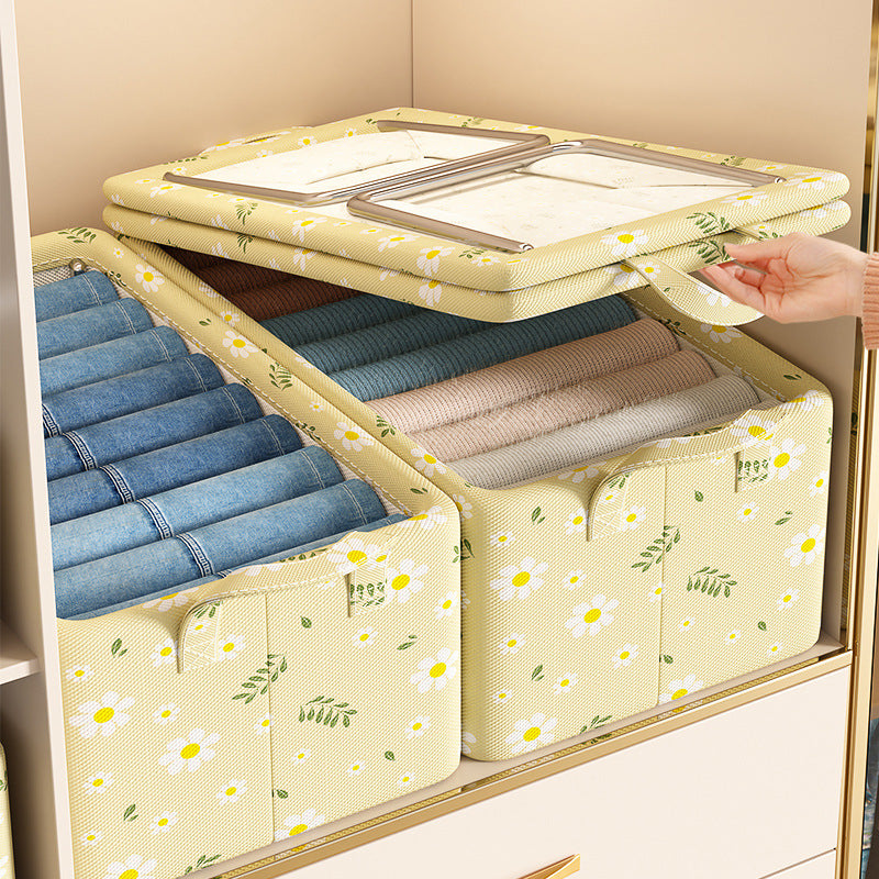 Clothes, pants storage box, household wardrobe, clothes sorting box, drawer, fabric classification, foldable storage frame