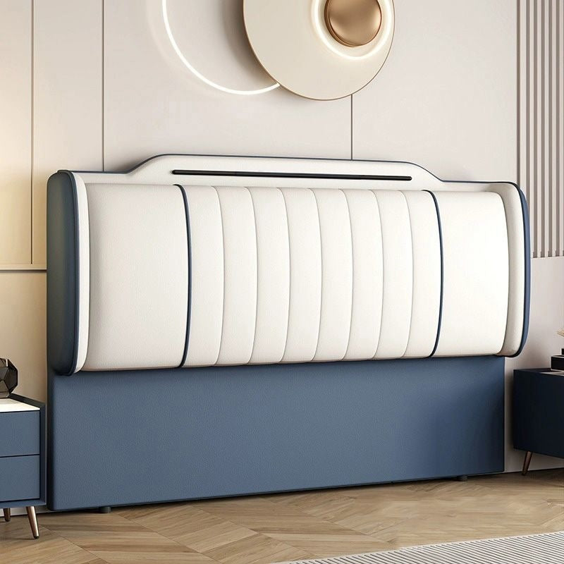 new arrival bedside soft bag modern simple solid wood light luxury technology backrest floor-standing ultra-thin spot thickened soft backrest