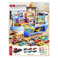 Giant double-track ejection toy boat for kids - perfect new year's gift for boys ages 3-6! features 6 alloy cars and a popular design