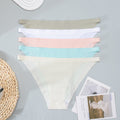 European and american seamless women's low-rise sexy panties - minimalist, thin, invisible thong bikini in ice silk