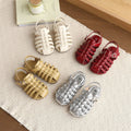 Girls' sandals: new  summer collection - closed-toe roman sandals, breathable and non-slip beach shoes for little girls, kids' footwear