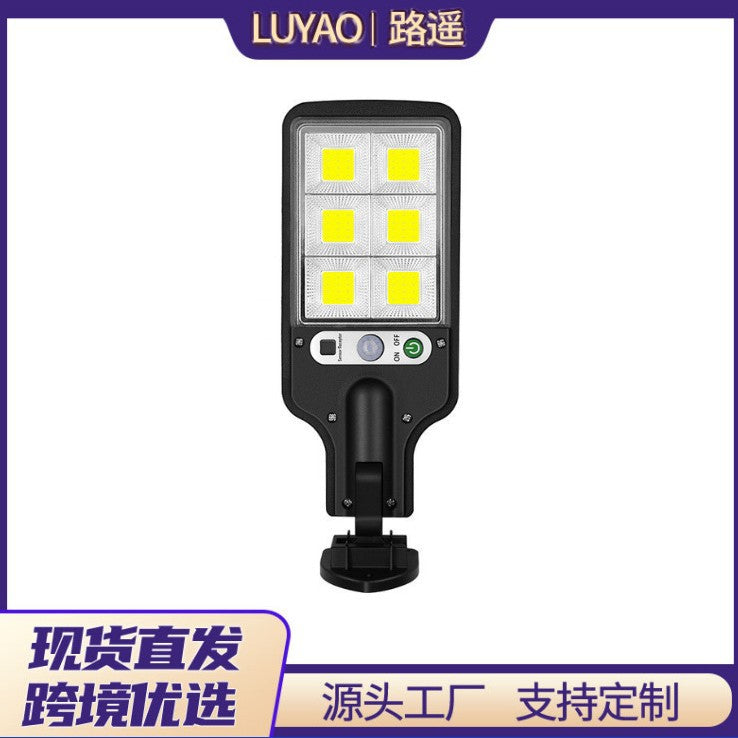 Cross-border new solar street lights, outdoor garden courtyard induction wall lights, rural road lighting wall lights