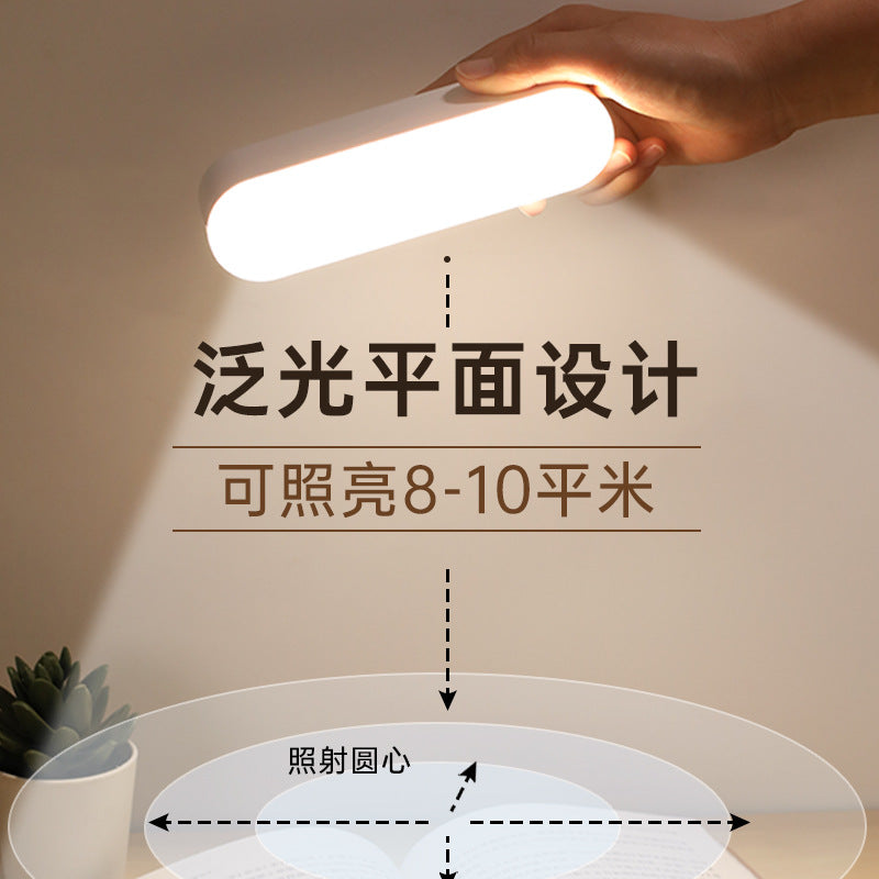 Cool led desk lamp - eye protection, student study, rechargeable, dorm room, bedroom, bedside mini night light, magnetic reading light