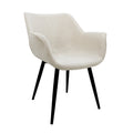 Dining chair -  export - nordic cream style dining chair - light luxury high-end backrest chair