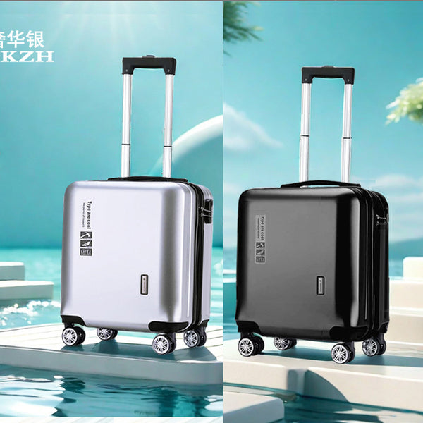 Trend 20-inch suitcase, strong and durable case, universal wheel suitcase, trolley case, 18-inch boarding case, password case.