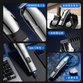 Electric hair clipper multifunctional set - quick charge, full body washable, precision trimming, beard trimmer, home hair clipper - cross-border e-commerce