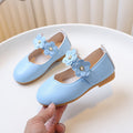Girls' leather shoes, soft-soled british style flats for preschoolers, baby shoes, children's princess shoes, new year's performance shoes for older girls