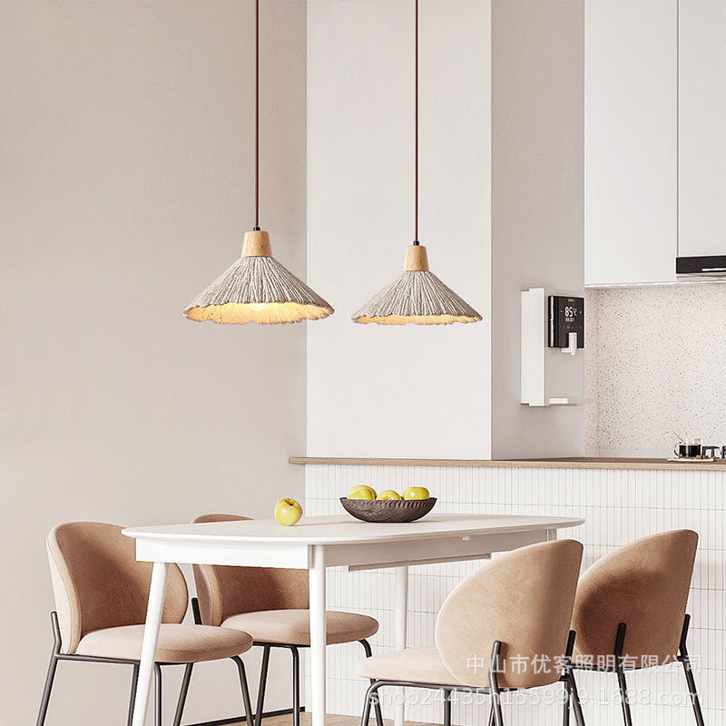 Wabi Sabi Wind Bedroom Bedside Restaurant Bar Cream Wind Creative Japanese Homestay Clothing Store Designer Niche Chandelier