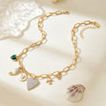 Wholesale heart necklaces: european & american cross-border fashion jewelry, unique & affordable luxury, high-end floral gemstone accessories, choker necklaces