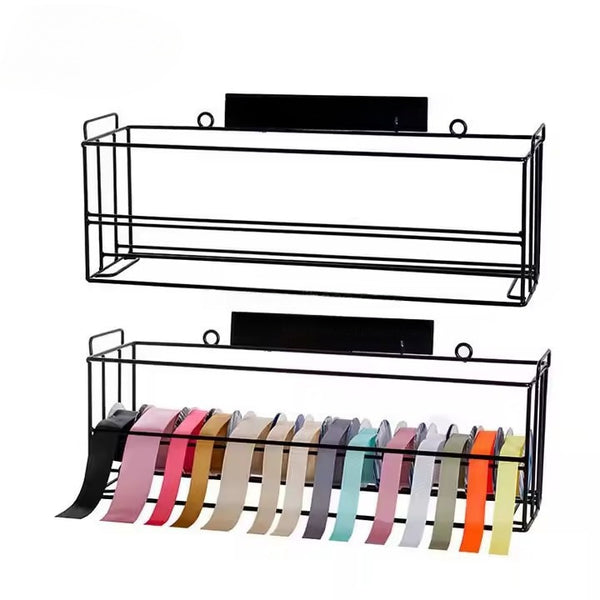 Source Factory Supermarket Black Ribbon Rack Metal Display Rack Practical and Durable Display Rack